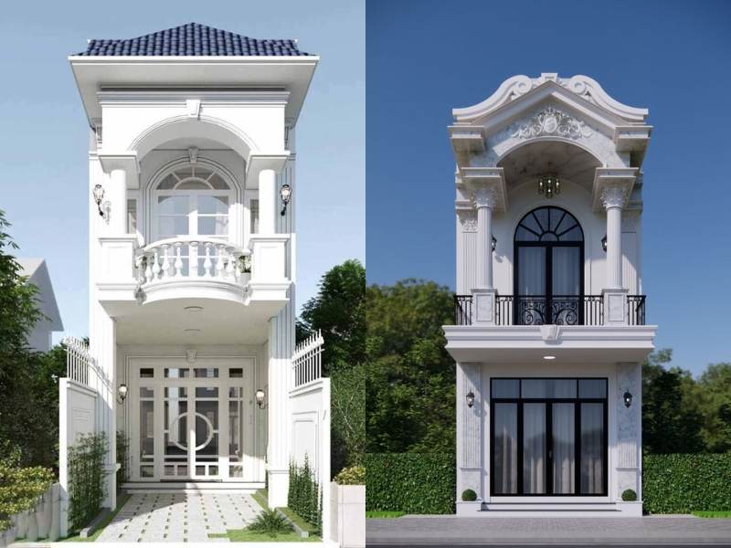 Thiết kế nhà phố 2 tầng tại Quảng Ninh