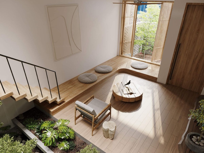 Thiết kế nhà phố 2 tầng tại Quảng Ninh