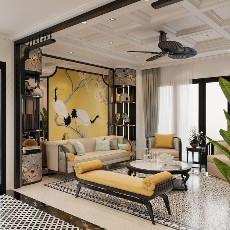 Thiết kế nhà phố Indochine