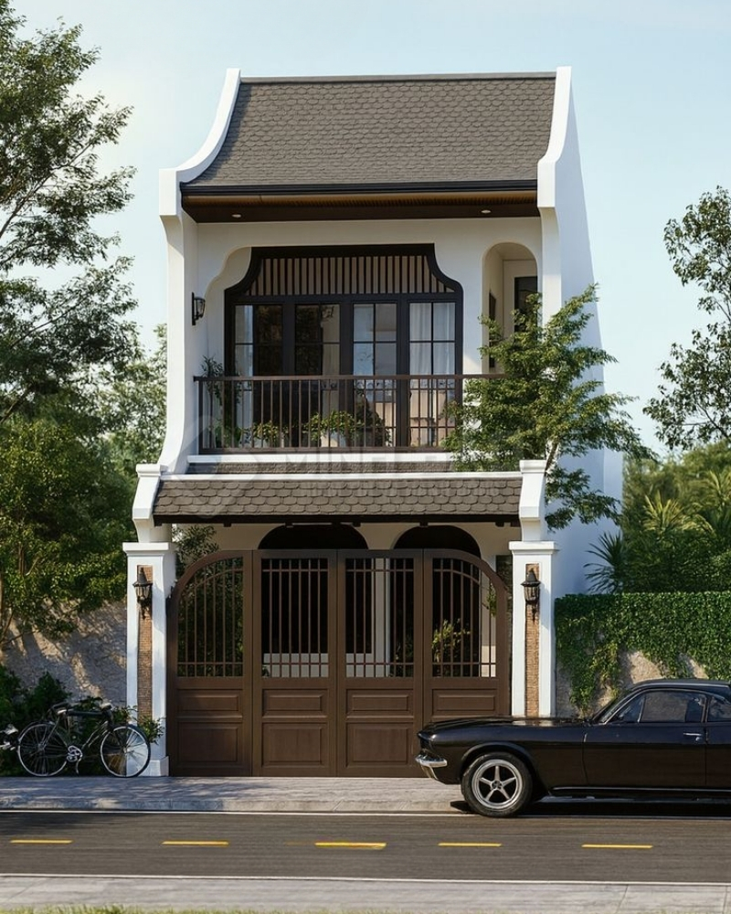 Thiết kế nhà phố Indochine