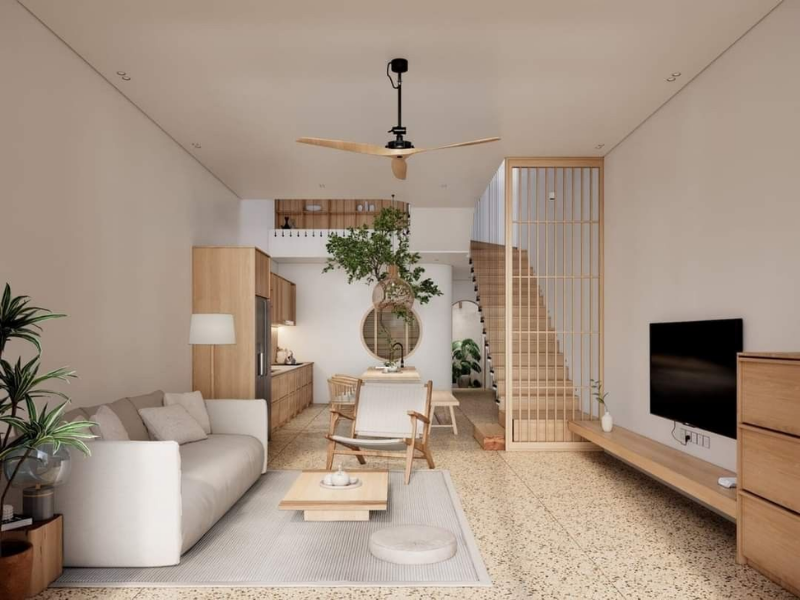 Nhà phố mặt tiền hẹp