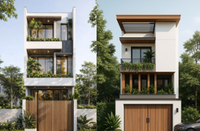 Nhà phố mặt tiền hẹp
