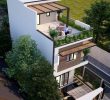 Thiết kế nhà ống có sân thượng