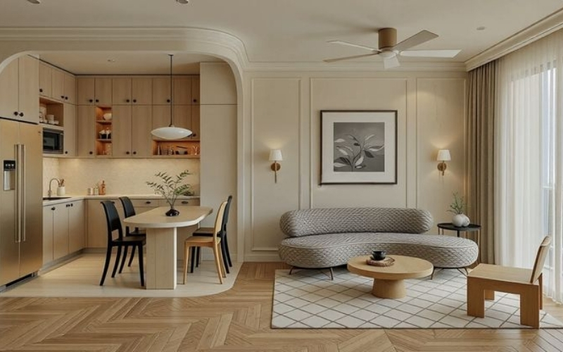 Thiết kế nhà phố 2 tầng hiện đại